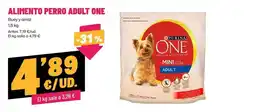 AhorraMas One - alimento perro adult oferta