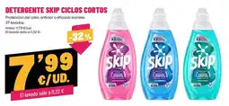AhorraMas Skip - detergente ciclos cortos oferta