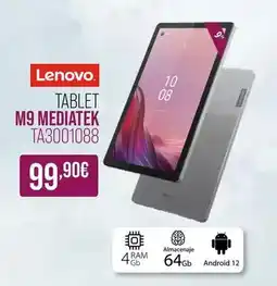 MR Micro Lenovo - tablet m9 mediatek ta3001088 oferta