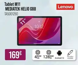 MR Micro Lenovo - tablet m11 mediatek helio g88 oferta