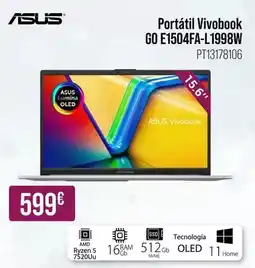 MR Micro Asus - portátil vivobook go e1504fa-l1998w oferta
