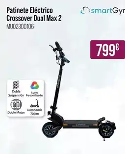 MR Micro Smartgyro - patinete eléctrico crossover dual max 2 oferta