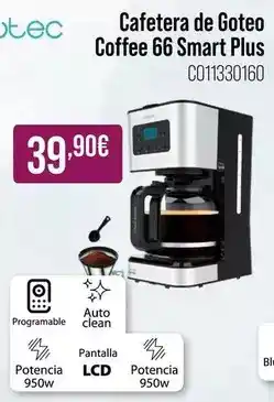 MR Micro Cecotec - cafetera de goteo coffee 66 smart plus oferta
