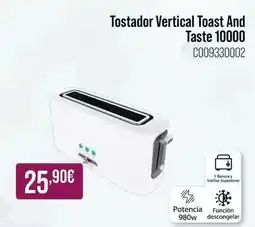 MR Micro Cecotec - tostador vertical toast and taste 10000 oferta