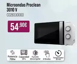MR Micro Cecotec - microondas proclean 3010 v oferta