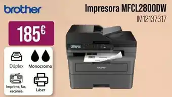 MR Micro Brother - impresora mfcl2800dw oferta