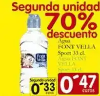 Supermercados Bip Bip Font vella - agua oferta
