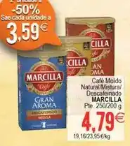 Plenus Supermercados Marcilla - cafe moido natural/mistura/descfeinado oferta