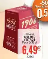 Plenus Supermercados 1906 - cervexa red vintage oferta