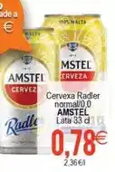 Plenus Supermercados Amstel - cerveza radler normal oferta
