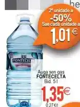 Plenus Supermercados Fontecelta - auga sen gas oferta