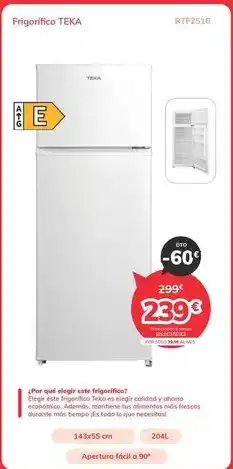 Mi electro Teka - frigorífico oferta