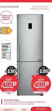 Mi electro Samsung - combi rb33j3315saef rb33j3515ww/ef oferta
