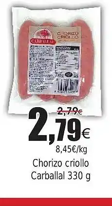 FROIZ Chorizo criollo oferta