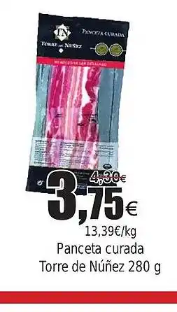 FROIZ Panceta curada Torre de Núñez oferta