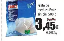 FROIZ Filete de merluza Froiz sin piel oferta