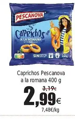 FROIZ Caprichos Pescanova a la romana oferta