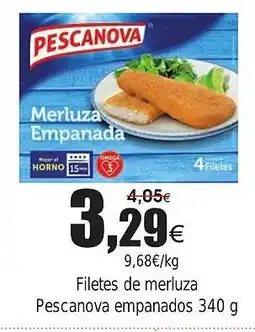 FROIZ Filetes de merluza Pescanova empanados oferta