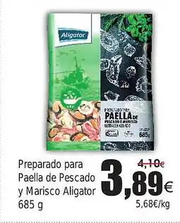 FROIZ Preparado para Paella de Pescado y Marisco Aligator oferta
