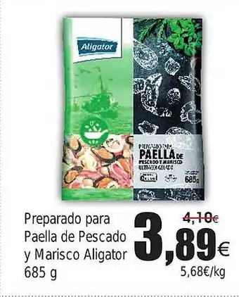 FROIZ Preparado para Paella de Pescado y Marisco Aligator oferta