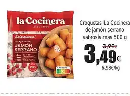 FROIZ Croquetas La Cocinera de jamón serrano sabrosísimas oferta