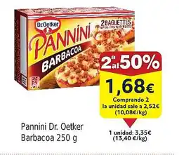 FROIZ Pannini Dr. Oetker Barbacoa oferta