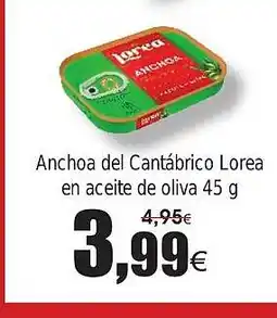FROIZ Anchoa del Cantábrico Lorea en aceite de oliva oferta