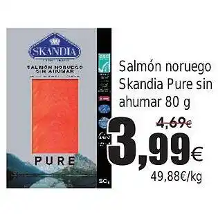 FROIZ Salmón noruego Skandia Pure sin ahumar oferta