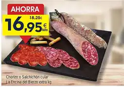 FROIZ Chorizo o Salchichón cular La Encina del Bierzo extra oferta