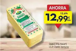 FROIZ Queso Arla Havarti I.G.P. Danés barra oferta
