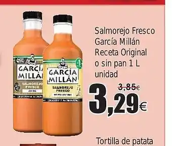 FROIZ Salmorejo Fresco García Millán Receta Original o sin pan oferta