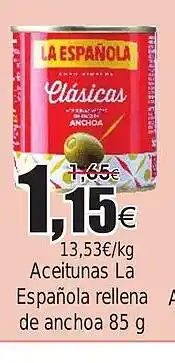 FROIZ Aceitunas La Española rellena de anchoa oferta