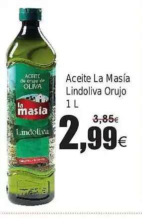 FROIZ Aceite La Masía Lindoliva Orujo oferta