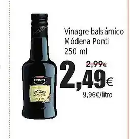 FROIZ PONTI Vinagre balsámico Módena oferta