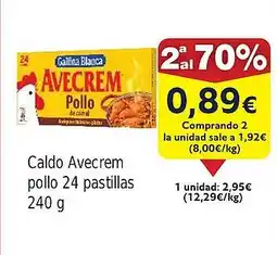FROIZ Caldo Avecrem pollo 24 pastillas oferta