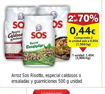 FROIZ Arroz Sos Risotto, especial caldosos o ensaladas y guarniciones oferta