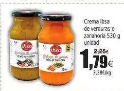 FROIZ Crema Ibsa de verduras o zanahoria oferta