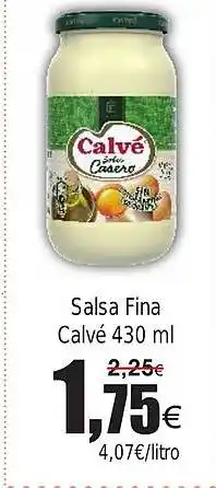 FROIZ CALVE Salsa Fina oferta