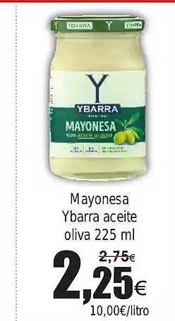 FROIZ Mayonesa Ybarra aceite oliva oferta