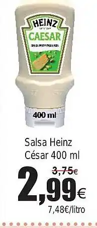 FROIZ Salsa Heinz César oferta