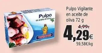 FROIZ Pulpo Vigilante en aceite de oliva oferta