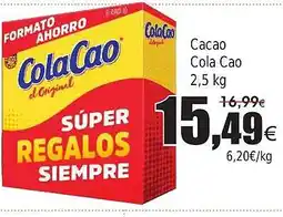 FROIZ COLA CAO  Cacao oferta