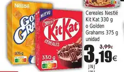FROIZ Cereales Nestlé Kit Kat o Golden Grahams oferta