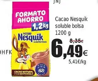 FROIZ Cacao Nesquik soluble bolsa oferta