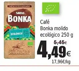FROIZ Café Bonka molido ecológico oferta