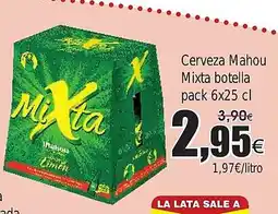 FROIZ Cerveza Mahou Mixta botella oferta