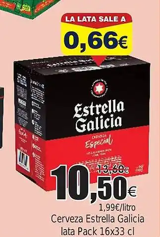 FROIZ ESTRELLA GALICIA Cerveza oferta