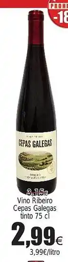 FROIZ Vino Ribeiro Cepas Galegas tinto oferta