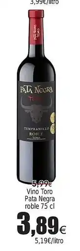 FROIZ Vino Toro Pata Negra roble oferta