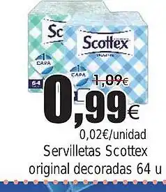 FROIZ Servilletas Scottex original decoradas oferta